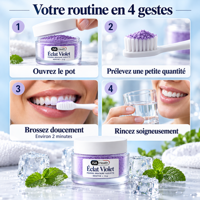 Éclat Violet | Poudre Dentaire Violette