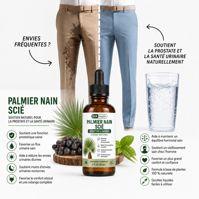 Palmier Nain Scié Gouttes | Prostate & Confort Urinaire