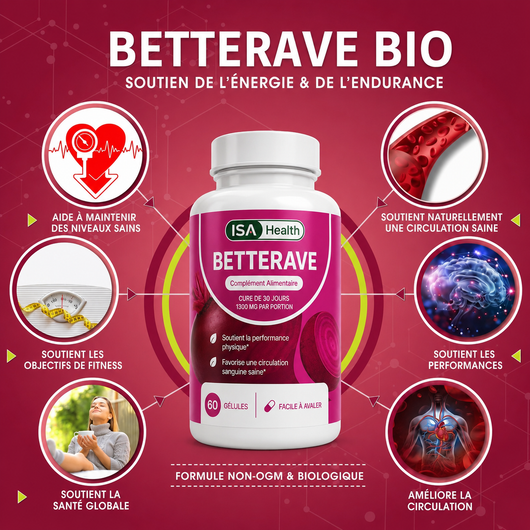 Betterave Gélules | Circulation & Vitalité Cardiovasculaire