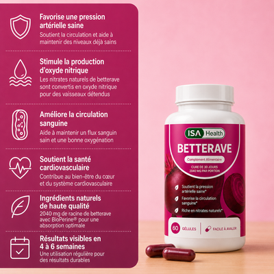 Betterave Gélules | Circulation & Vitalité Cardiovasculaire