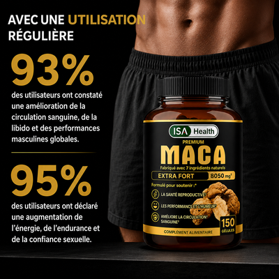 Premium Maca Extra Fort | Performance Intime & Vitalité Masculine