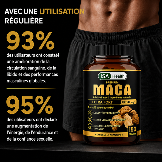 Premium Maca Extra Fort | Performance Intime & Vitalité Masculine