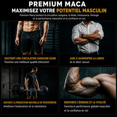 Premium Maca Extra Fort | Performance Intime & Vitalité Masculine