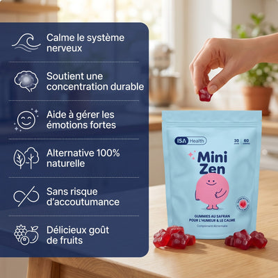 Mini Zen Gummies | Safran pour l'Humeur & le Calme