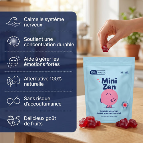 Mini Zen Gummies | Safran pour l'Humeur & le Calme