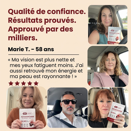 Astaxanthine Gélules | Formule Triple Force & Santé Oculaire