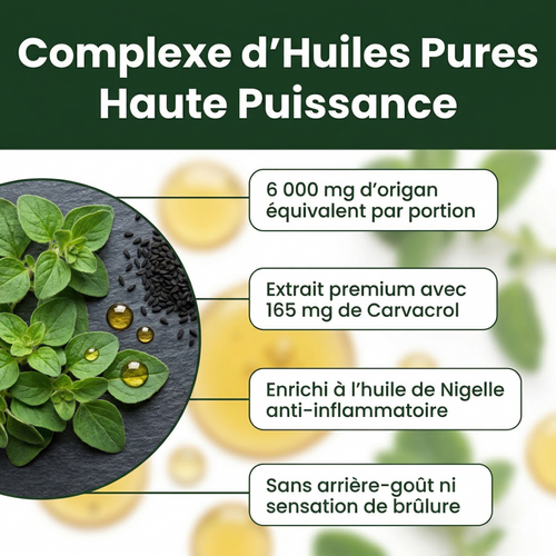 Huile d'Origan Gélules | Nouvelle Formule