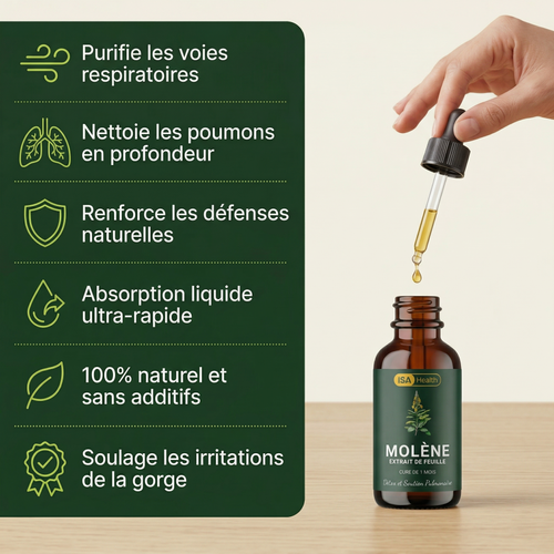 Extrait Pur de Molène | Formule Détox Pulmonaire