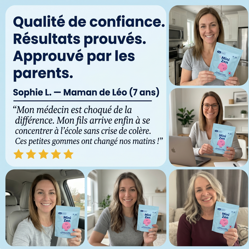 Mini Zen Gummies | Safran pour l'Humeur & le Calme