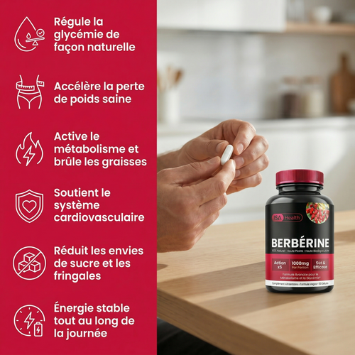Berbérine Gélules | Formule Perte de Poids