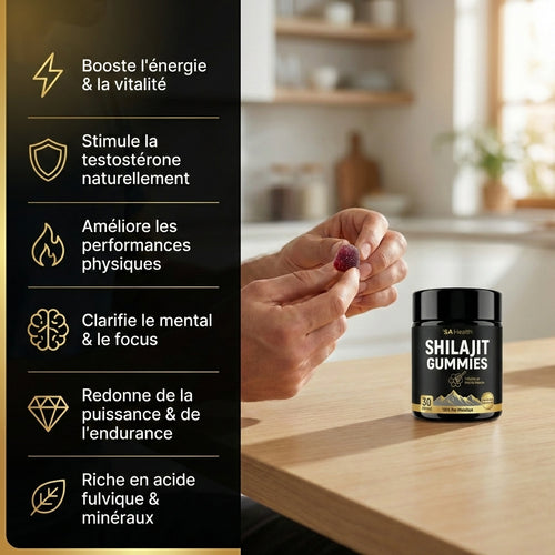 Gummies de Shilajit Pur | Nouvelle formule