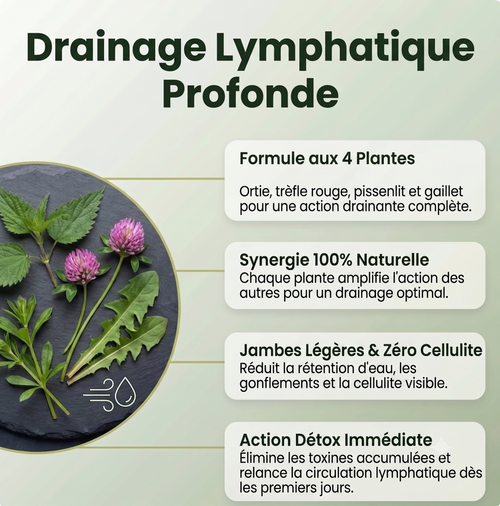 Drainage Lymphatique | Formule Anti-Cellulite & Jambes Légères