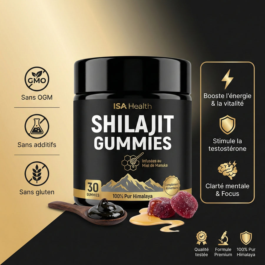 Gummies de Shilajit Pur | Nouvelle formule