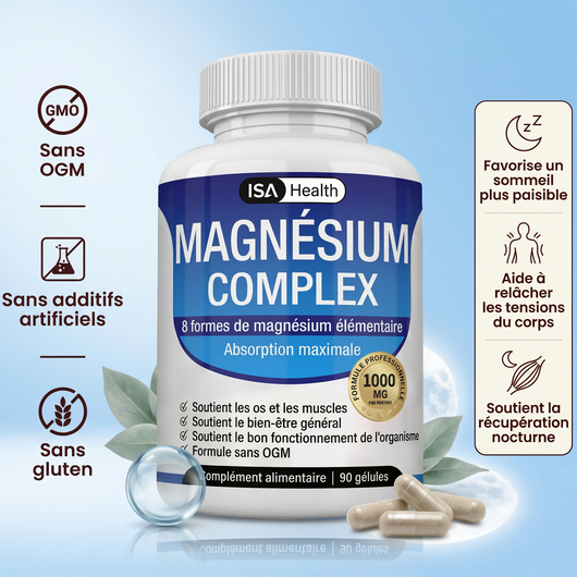 Magnésium Complex 8-en-1 | Sommeil & Relaxation