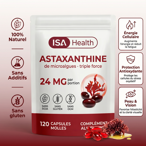 Astaxanthine Gélules | Formule Triple Force & Santé Oculaire
