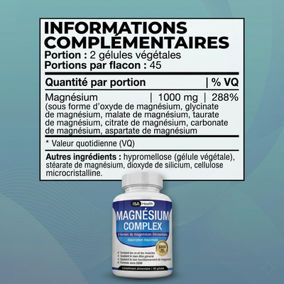 Magnésium Complex 8-en-1 | Sommeil & Relaxation