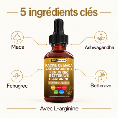 Maca Gouttes | Formule Courbes Naturelles et Équilibre Hormonal