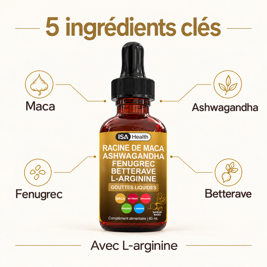 Maca Gouttes | Formule Courbes Naturelles et Équilibre Hormonal