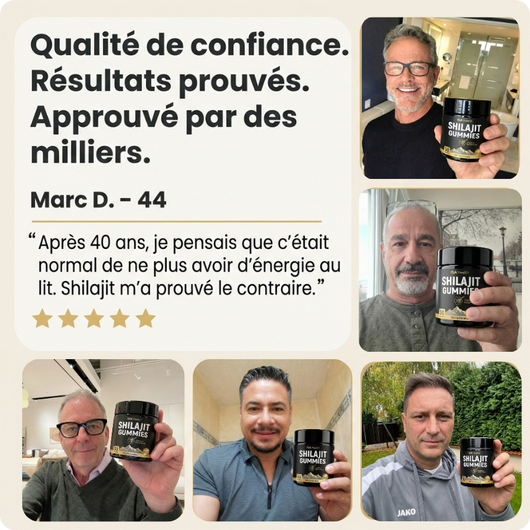 Gummies de Shilajit Pur | Nouvelle formule