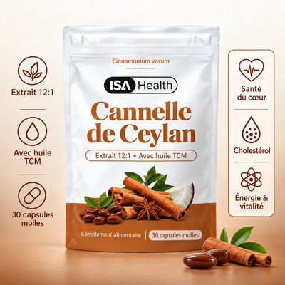 Cannelle de Ceylan 12:1 Gélules | Formule Équilibre Glycémique