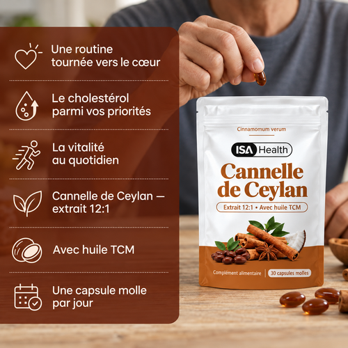 Cannelle de Ceylan 12:1 Gélules | Formule Équilibre Glycémique