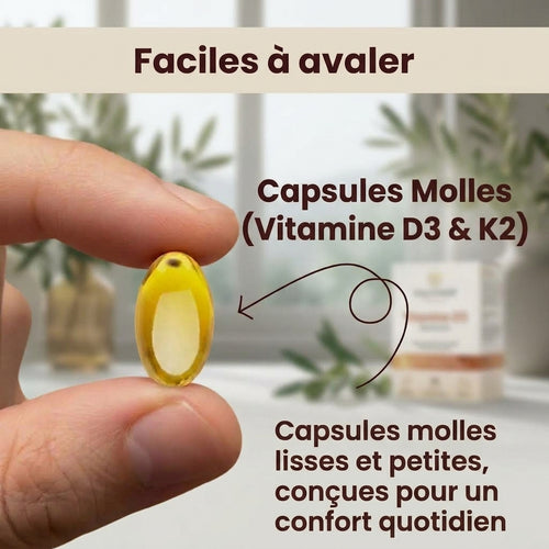 Vitamine D3 & K2 | Immunité & Renforcement Osseux