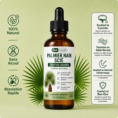 Palmier Nain Scié Gouttes | Prostate & Confort Urinaire