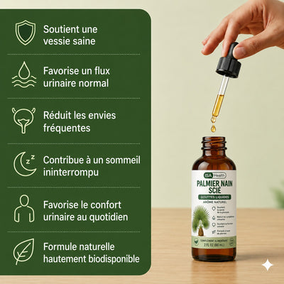Palmier Nain Scié Gouttes | Prostate & Confort Urinaire