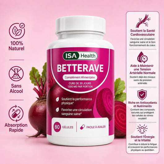 Betterave Gélules | Circulation & Vitalité Cardiovasculaire