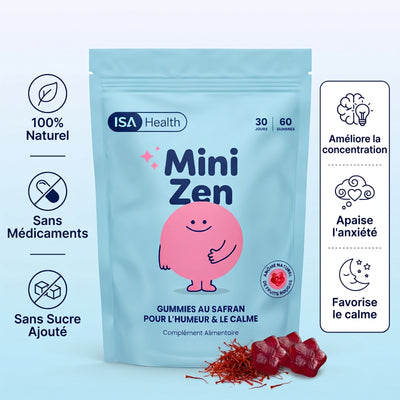 Mini Zen Gummies | Safran pour l'Humeur & le Calme