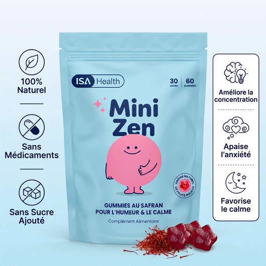 Mini Zen Gummies | Safran pour l'Humeur & le Calme