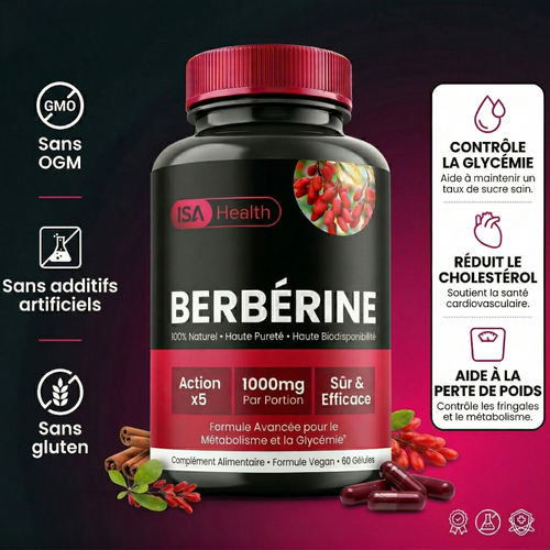 Berbérine Gélules | Formule Perte de Poids
