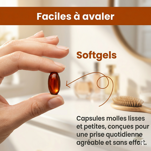 Huile de Pepins de Courge Gélules | Formule Anti-Chute